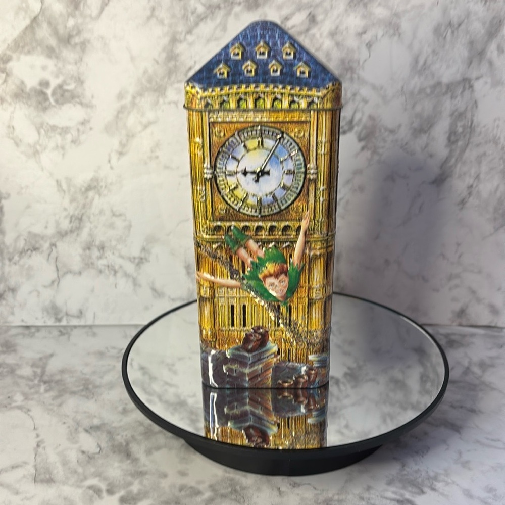 Peter Pan embossed Tin bank